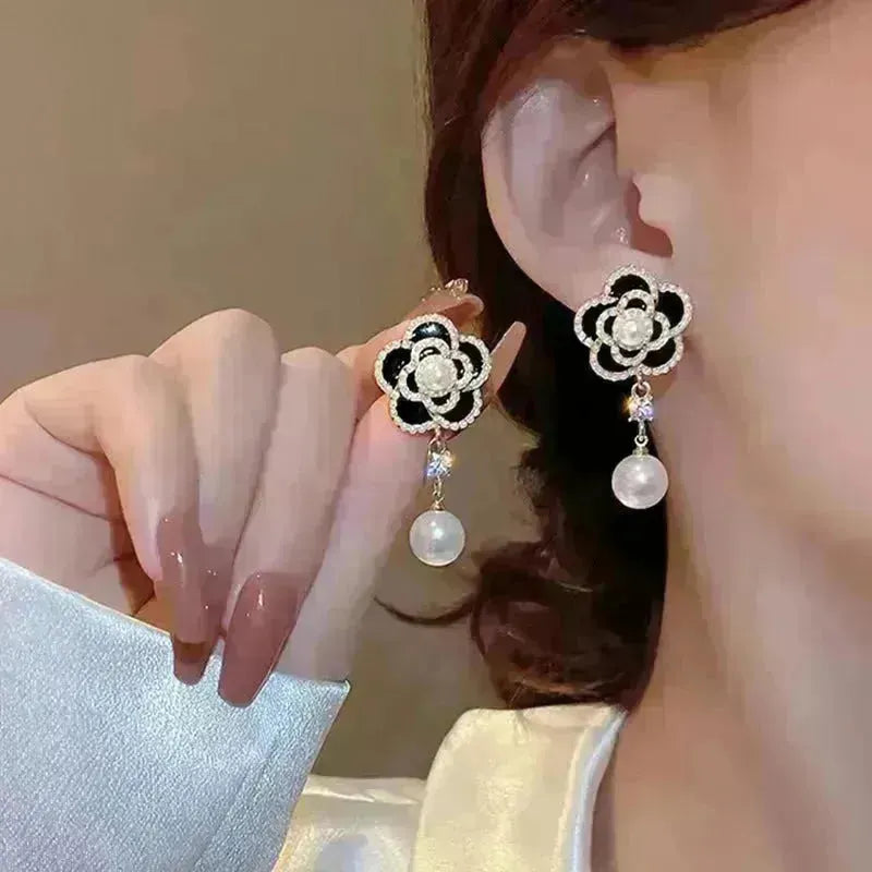 Acquista orecchini e orecchini vintage perle perle e orecchini per borchie