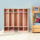 Preschool Cubby Lockers 5-Section Plywood Birch Coat Locker 15MM Thickness Kids Locker For Home 48.4 Inch High Durable Classroom Lockers For Toddlers And Kids Commercial Or Personal Use - EX-STOCK Canada