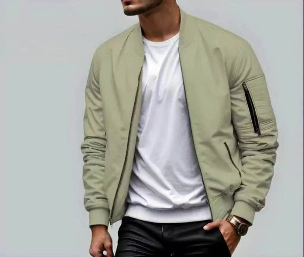 Men's Casual Baseball Varsity Jacket Spring And Autumn - EX-STOCK Canada