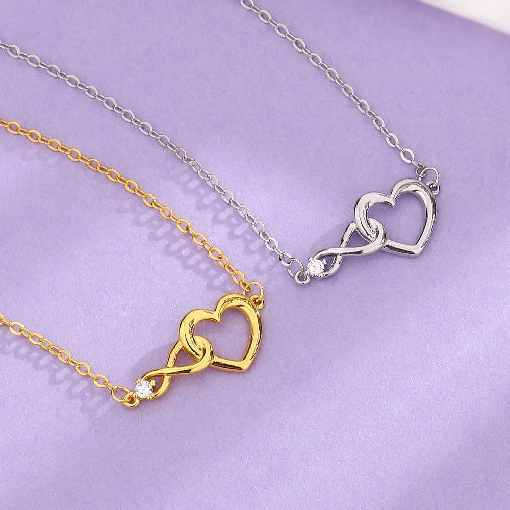 Heart-shape Bracelet Fashion Jewelry Versatile Love Bracelet Gift For Girlfriend Valentine's Day - EX-STOCK Canada