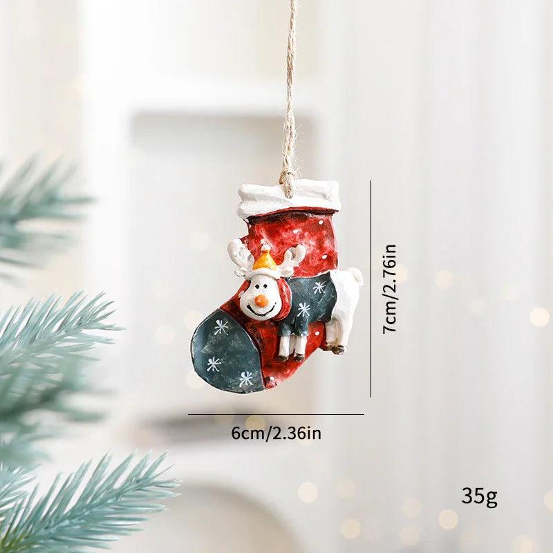 Decorazioni di Natale Cartone Animato Renna OrnamentiEX-STOCK Canada
