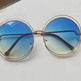 Large Frame Round Frame Unisex Sun Glasses True Film Ink Mirror Flat Light Mirror - EX-STOCK Canada