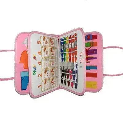 New Busy Book Children's Busy Board Dressing And Buttoning Learning Baby Early Education Preschool Sensory Learning Toy - EX-STOCK Canada