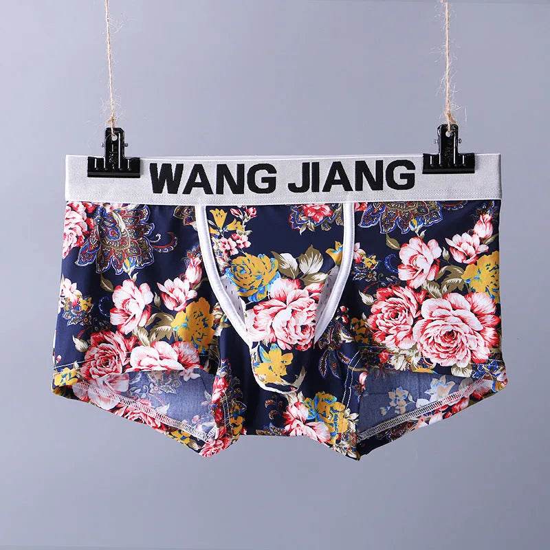 Silk Breathable Mesh Floral Ball sack Brief Boxers with Pouch Underwear - EX-STOCK Canada