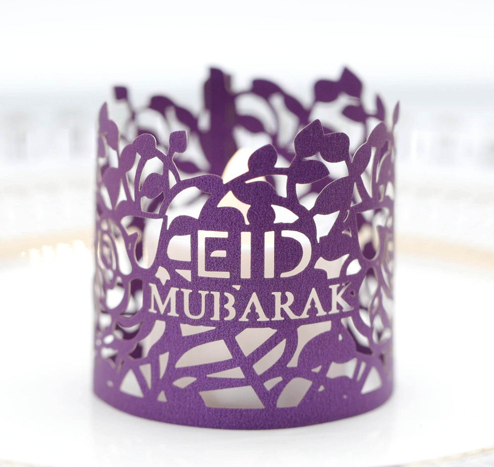 MOQ200 Ramadan Electronic Candle Lampshade Laser Cutout - EX-STOCK Canada