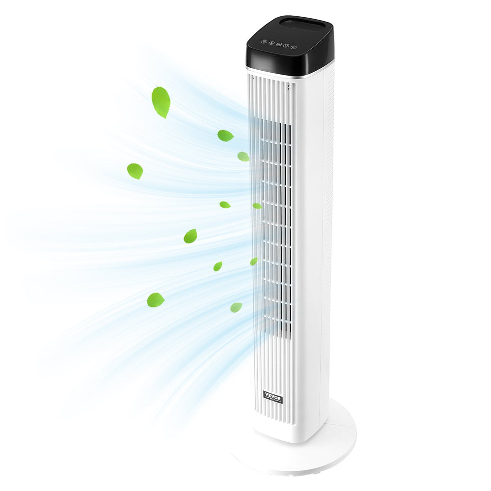Oscillating Tower Fan 9H Timer High Velocity With Remote Control