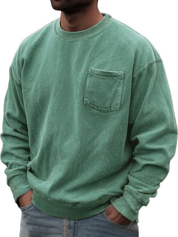 Pull-over pour homme à col rond et manches longuesEX-STOCK Canada