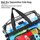 Clear PVC Transparent See through Shoulder Bag Waterproof Picnic Beach Bag - EX-STOCK Canada