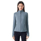 Long Sleeve Workout Tops for Women Halter Neck Zip Up gym top - EX-STOCK Canada
