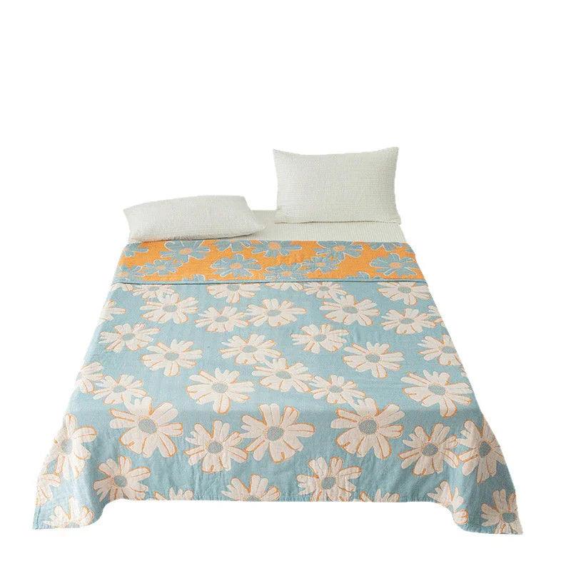 Couverture serviette en gaze de coton à quatre couches Couverture pour climatisation Couette fineEX-STOCK Canada