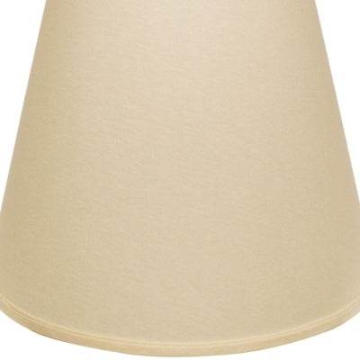 Extra Deep Empire Hardback Lampshade With Washer Fitter, Beige Color Fabric Lampshade For Table Lamps, Natural Linen, 9 Top X 16 Bottom X 14 Height - EX-STOCK Canada