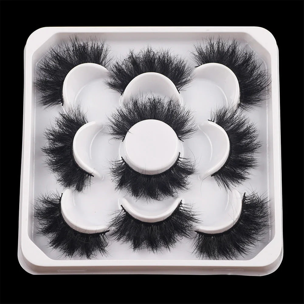 5 Pairs Of Thick False Eyelashes EX-STOCK Canada