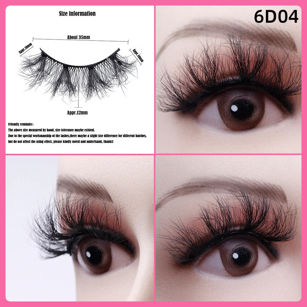5 Pairs Of Thick False Eyelashes EX-STOCK Canada