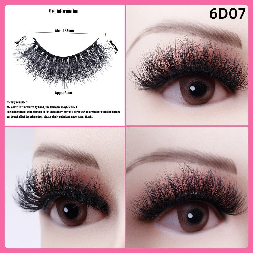 5 Pairs Of Thick False Eyelashes EX-STOCK Canada