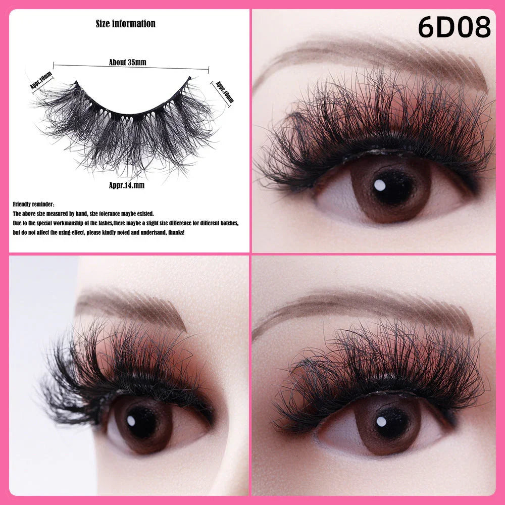 5 Pairs Of Thick False Eyelashes EX-STOCK Canada