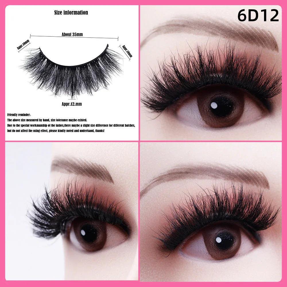 5 Pairs Of Thick False Eyelashes EX-STOCK Canada
