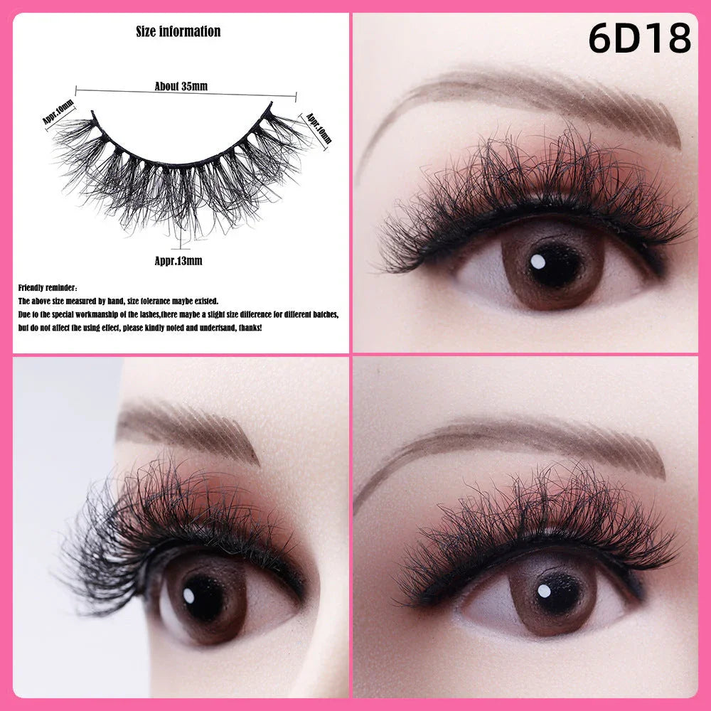 5 Pairs Of Thick False Eyelashes EX-STOCK Canada