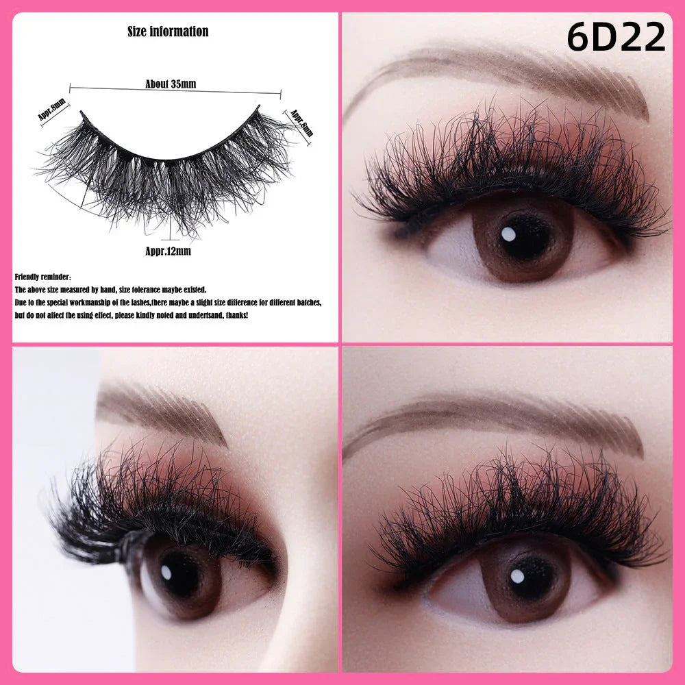 5 Pairs Of Thick False Eyelashes EX-STOCK Canada
