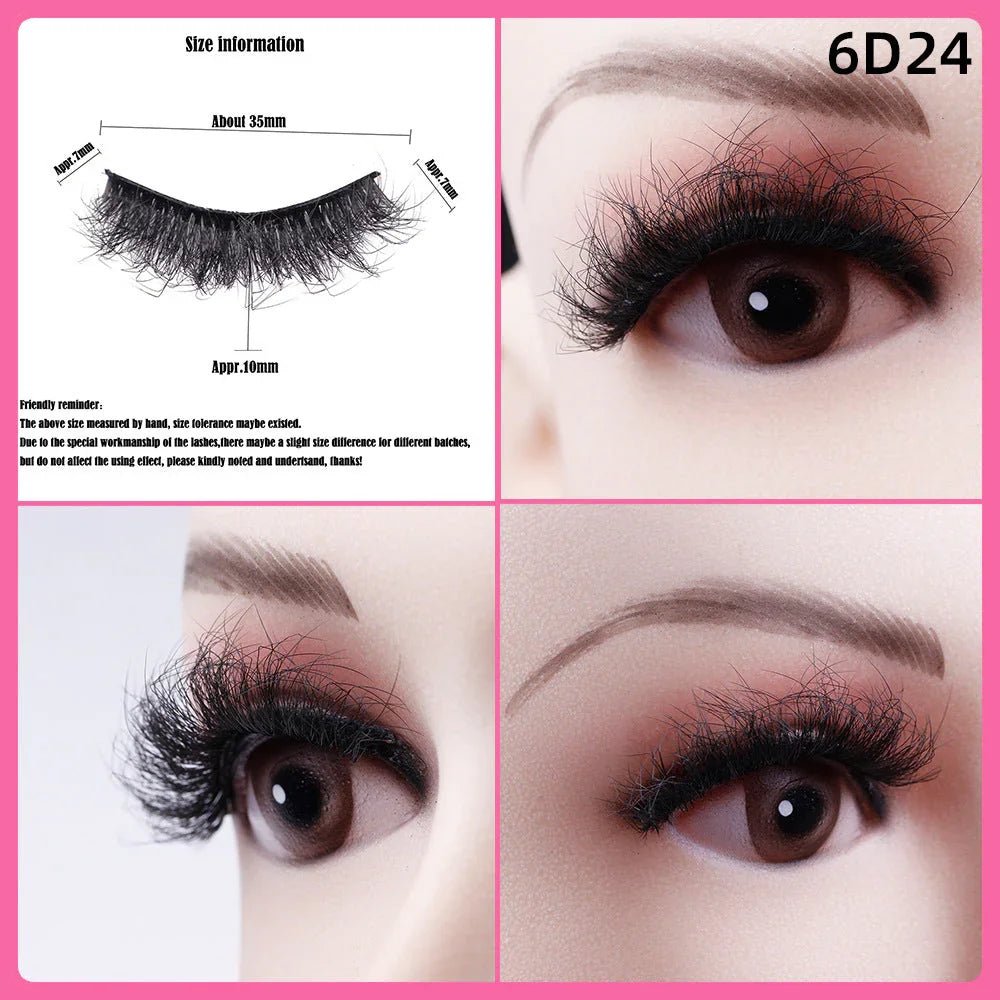 5 Pairs Of Thick False Eyelashes EX-STOCK Canada