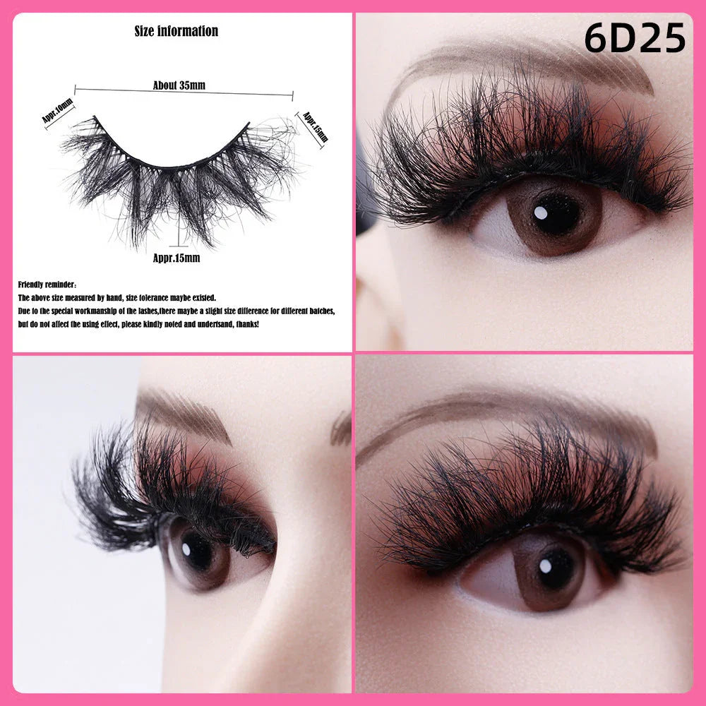 5 Pairs Of Thick False Eyelashes EX-STOCK Canada