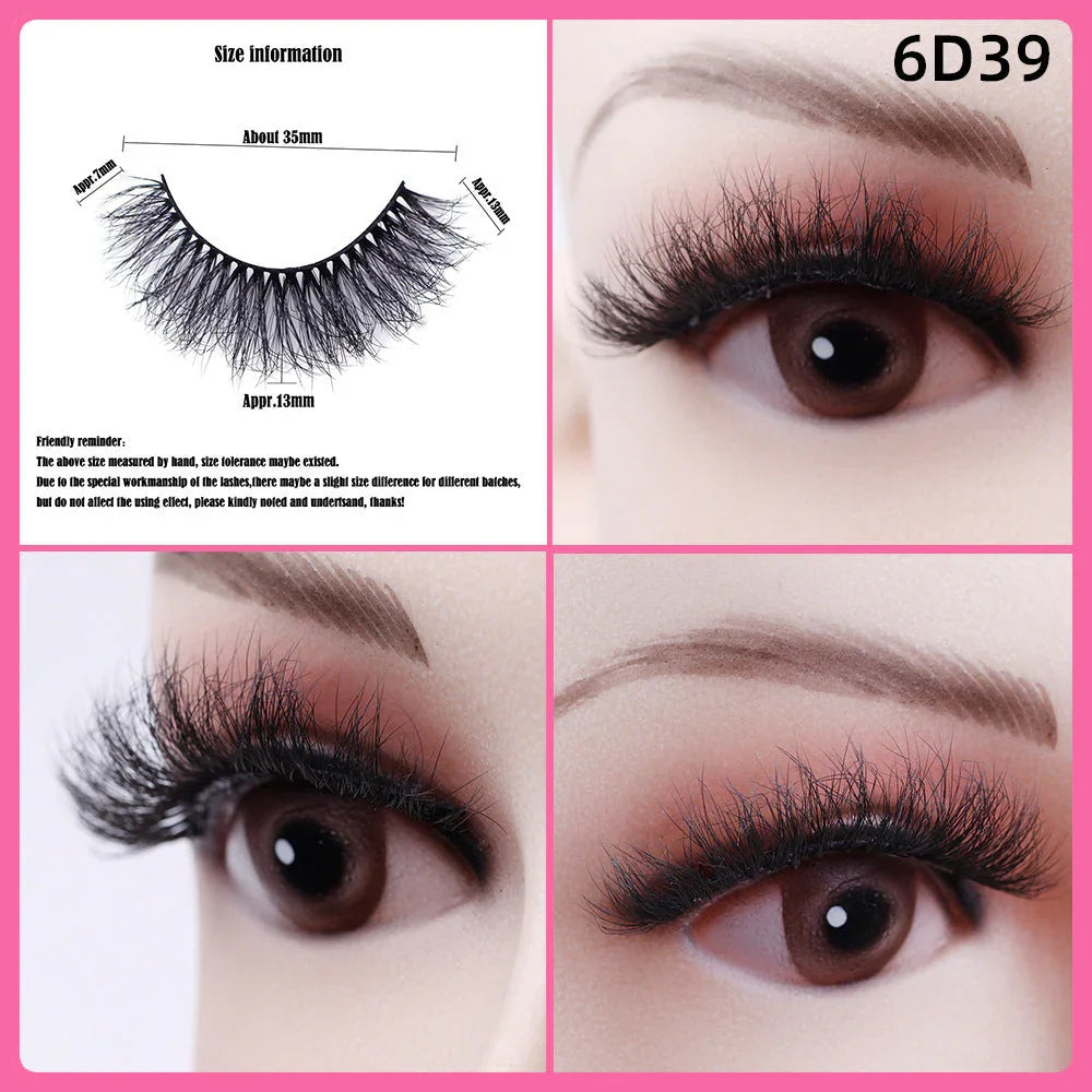 5 Pairs Of Thick False Eyelashes EX-STOCK Canada