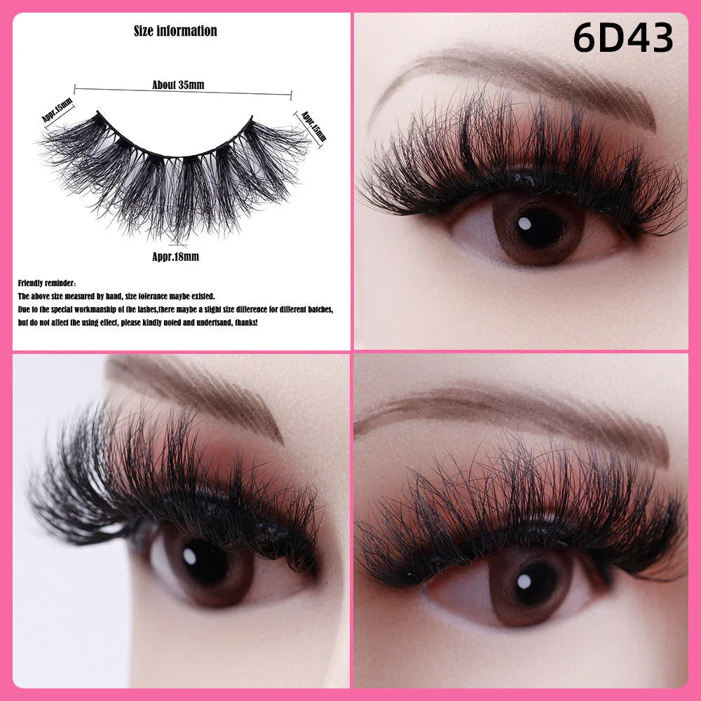 5 Pairs Of Thick False Eyelashes EX-STOCK Canada