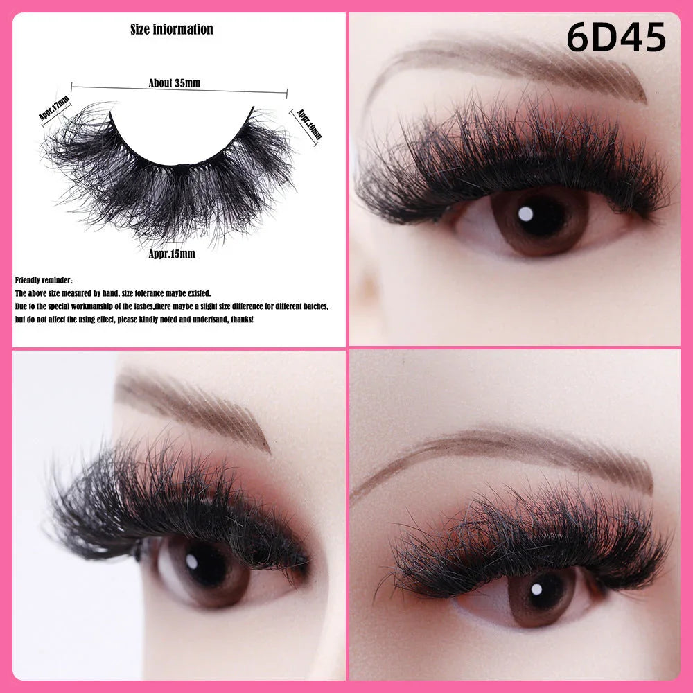 5 Pairs Of Thick False Eyelashes EX-STOCK Canada