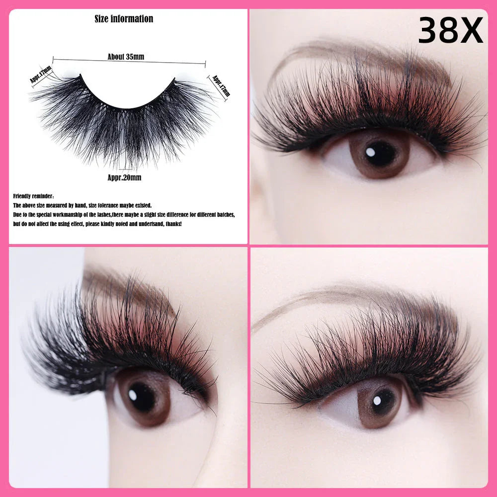 5 Pairs Of Thick False Eyelashes EX-STOCK Canada