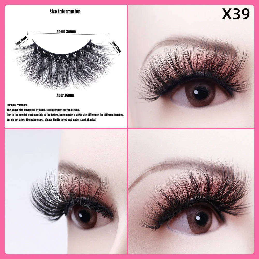5 Pairs Of Thick False Eyelashes EX-STOCK Canada