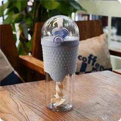 500ML Kids Plastic Water bottles Protein Shaker Blender Bottles with straw BPA Free Portable Sport My Water bottles - EX-STOCK Canada