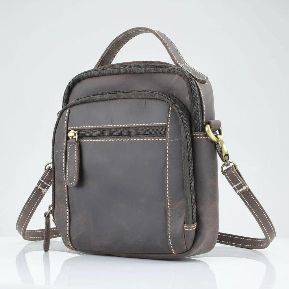 Borsa Hunter in pelle con manico superioreEX-STOCK Canada