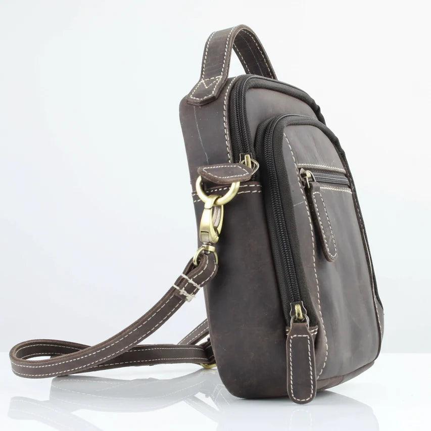 Borsa Hunter in pelle con manico superioreEX-STOCK Canada