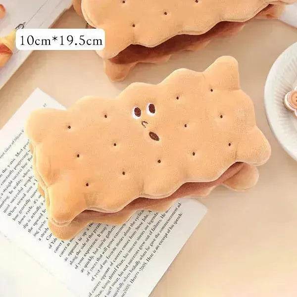 Sandwich Biscuit Plush Pencil Bag School Supplies - EX-STOCK Canada