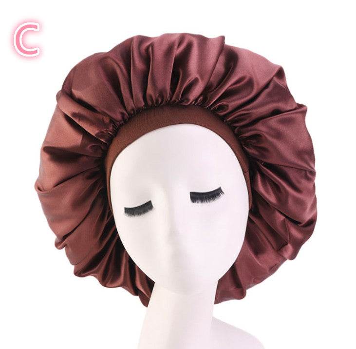 Beauty print Satin Silk Hair Bonnet for sleeping - EX-STOCK Canada