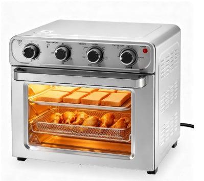 Air Fryer Oven Set, 26.4QT Convection Oven Top,4 Functions, Including 1,4 Accessories, Stainless Steel, Up To 450F EX-STOCK Canada