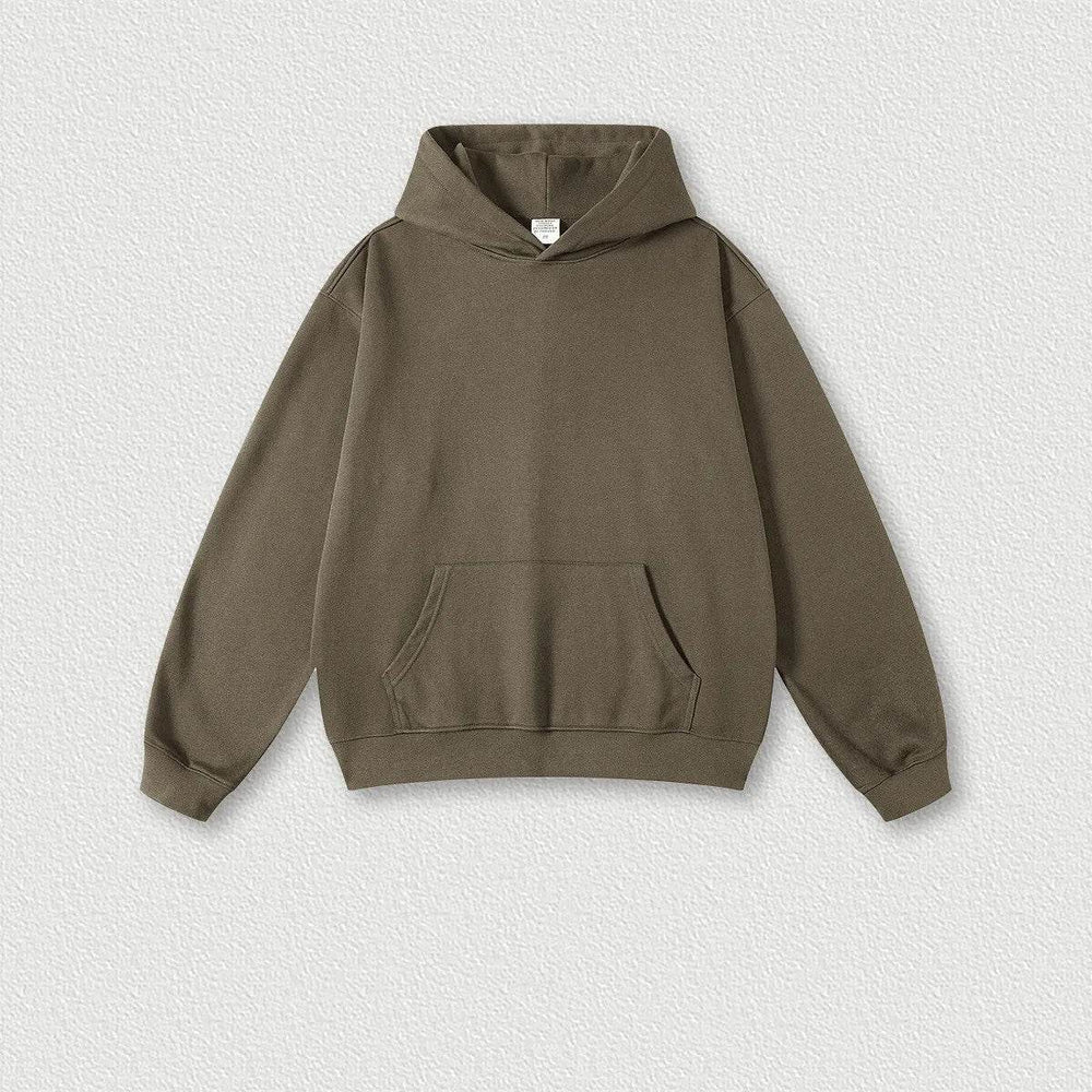 2pcs Men's Cotton American-style Heavy Hoodie Sweatshirt Pullover sweatsuit Outfit set - EX-STOCK Canada