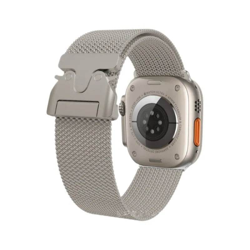 24mm Milan Titanium Watch Strap Suitable For Apple iwatch Smartwatch - EX-STOCK Canada