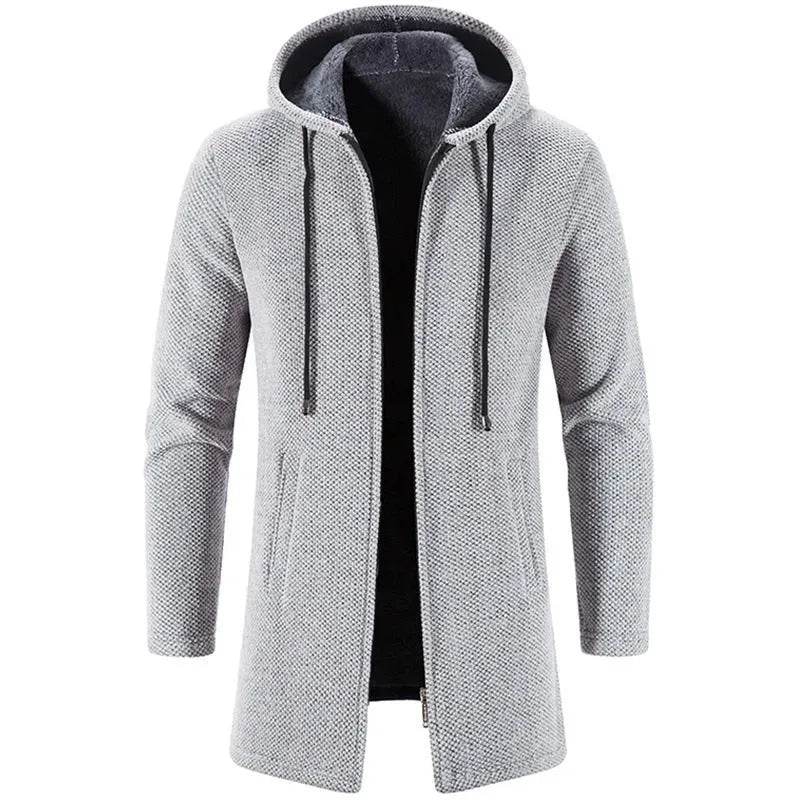 Plus Fleece Trend And Handsome All-match Cardigan For Men - EX-STOCK Canada