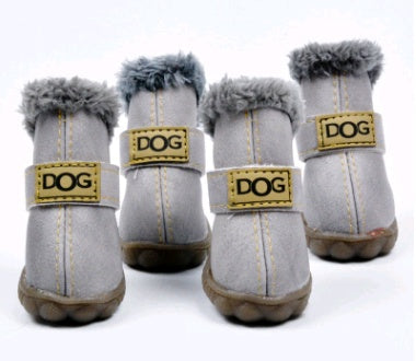 Dog Thick Snow Boots Keep Warm Teddy Autumn And Winter VIP Shoes EX-STOCK Canada