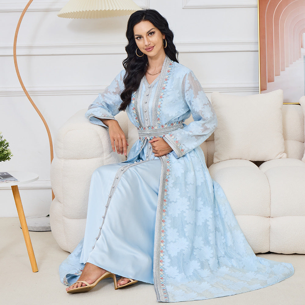 Middle East Women's Muslim Dress Elegant Dress - EX-STOCK Canada
