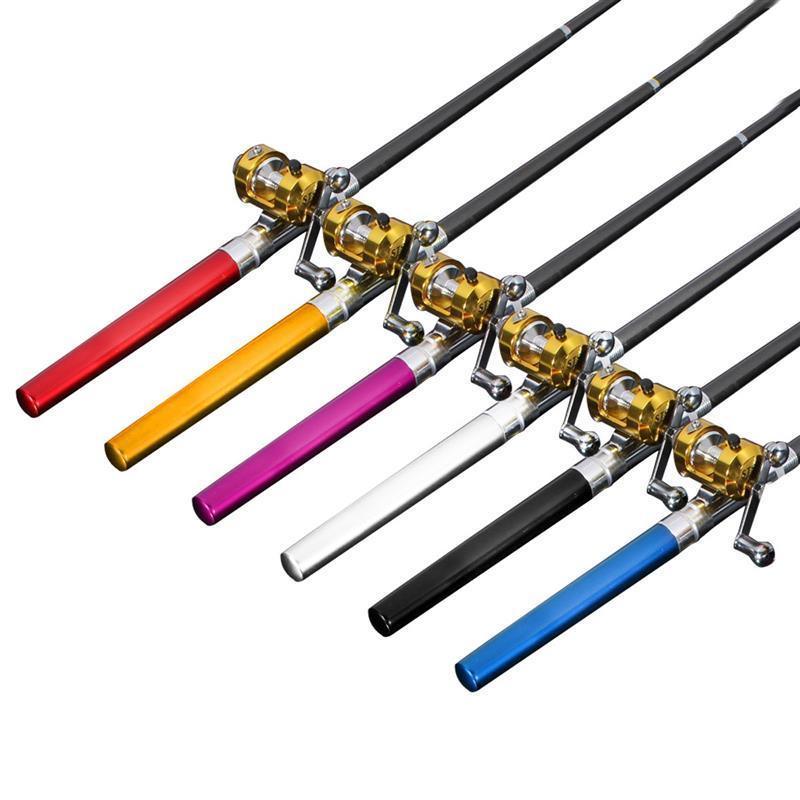 Canne à pêche Mini de 1 mètre pour le commerce extérieur, canne à pêche portable de type stylo pour Amazon WISH, canne à pêche AEX-STOCK Canada