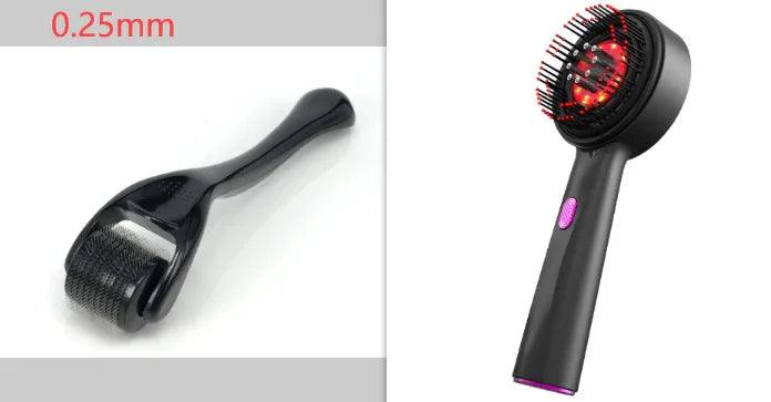 Peigne de Massage Électrique pour la Maison Peigne de Drainage du Cuir Chevelu Lumière Rouge Peigne Anti-dérapant Soin des Cheveux Peigne de Massage MultifonctionEX-STOCK Canada