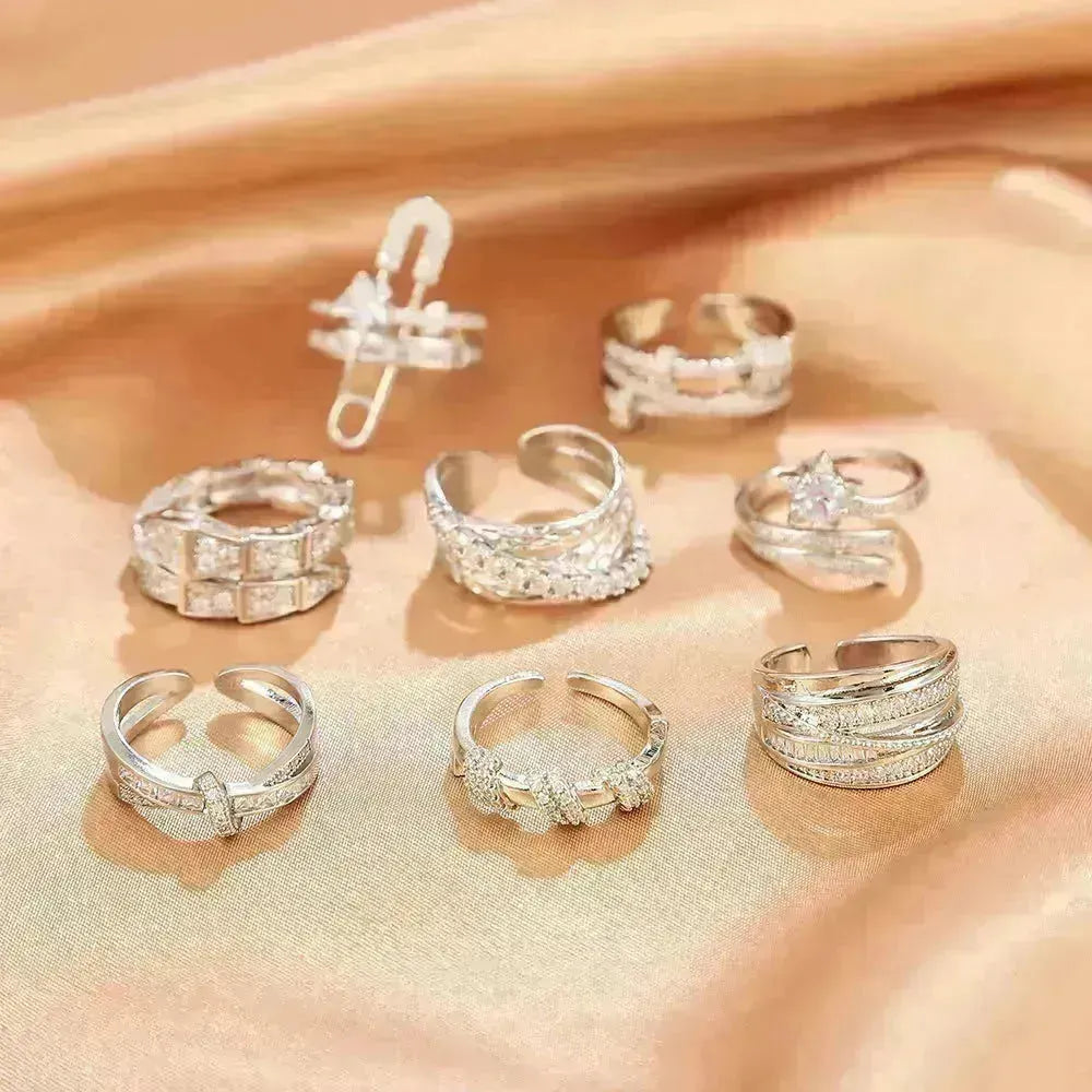 Bague croisée non transformée à ouverture de niche réglable