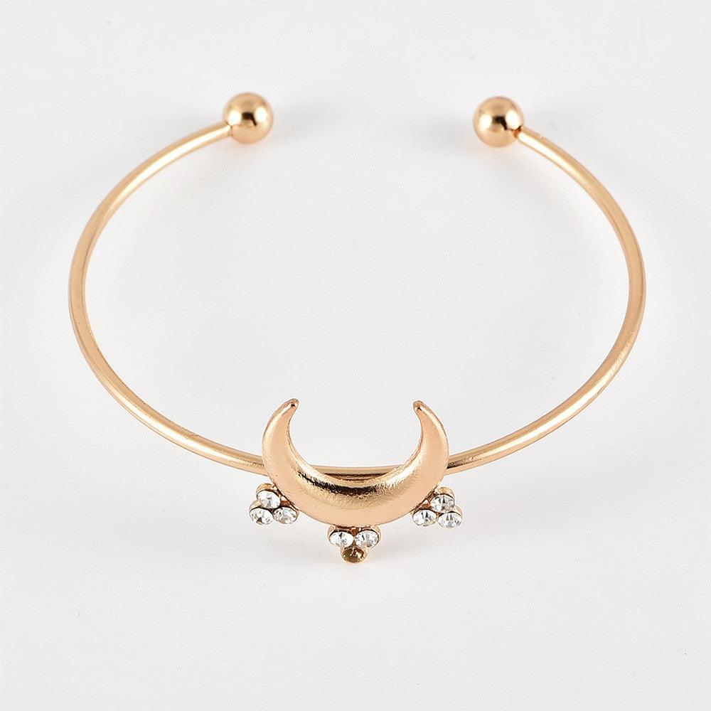Pulsera de diamante de luna sol llena - EX-STOCK Canada