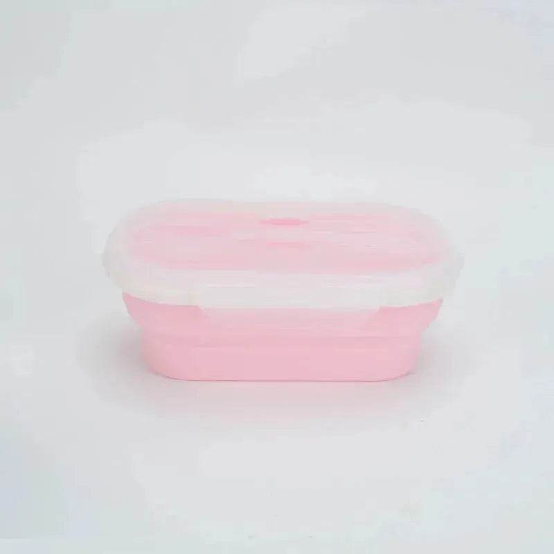 Portable Silicone Foldable Compressible Lunch Box container - EX-STOCK Canada