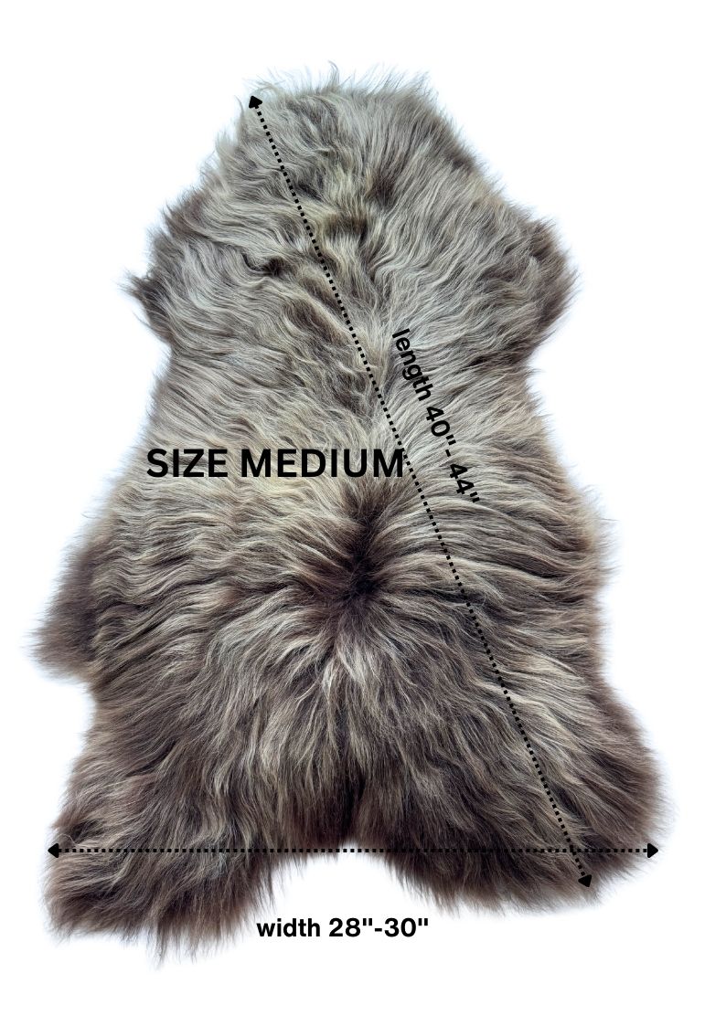 Dark Brown Icelandic Sheepskin