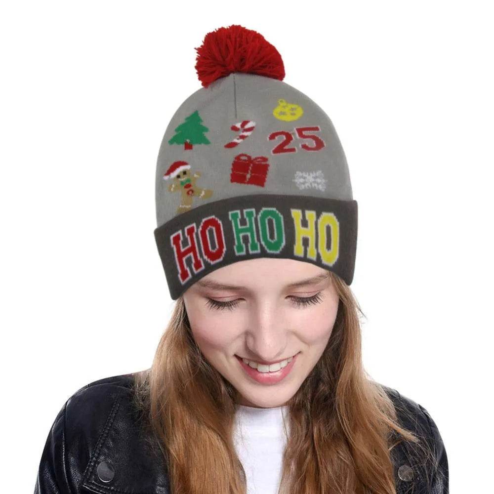 LED Light Christmas Beanies - EX-STOCK Canada