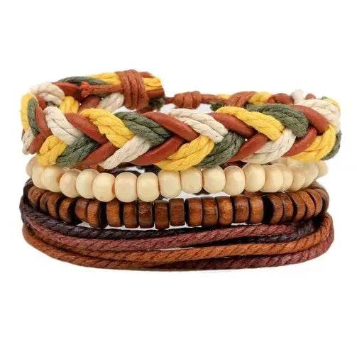 Multilayer Hemp Rope Beaded Bracelet for men and women - EX-STOCK Canada