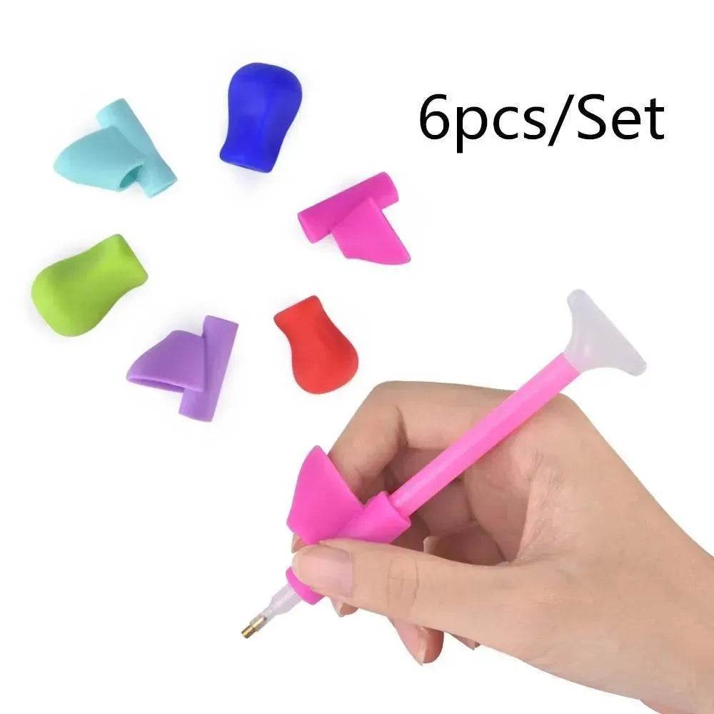 Index Finger Pen Holder Easy Grip 6Pack - DIY 5D pencil holder grip - EX-STOCK Canada