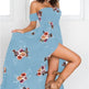 Elegant Ladies Summer Boho Vacation Resort Slit Maxi dress off shoulder Long floral Beach summer slit dress - EX-STOCK Canada